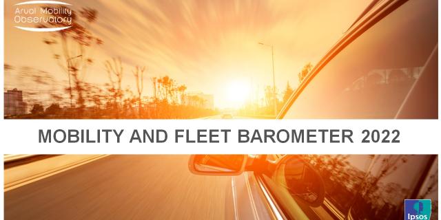 BAROMETER 2022 Vehicle on the road during sunset